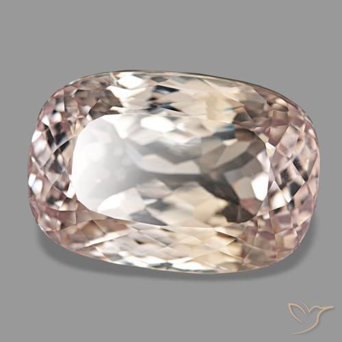 Kunzite naturale rosa da 43,49 ct, taglio a cuscino, VS