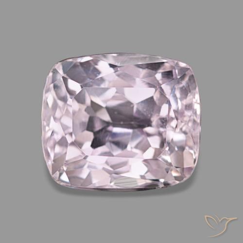 Kunzite naturale rosa da 3,53 ct, taglio a cuscino, VS