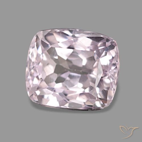 Kunzite naturale rosa da 3,53 ct, taglio a cuscino, VS