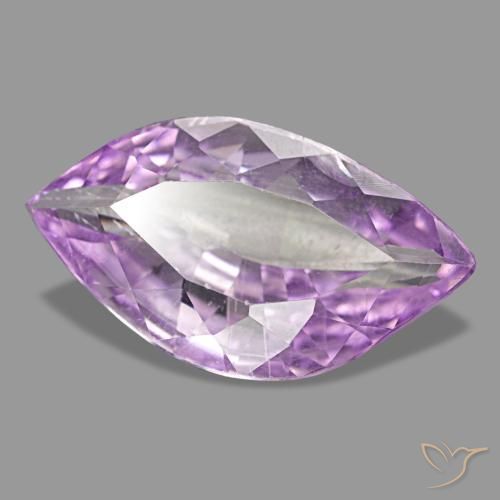 Kunzite naturale viola da 7,54 ct, forma fantasia, VS-SI
