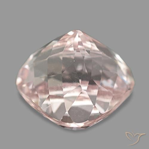 Kunzite naturale rosa da 13,45 ct, trillion, VS