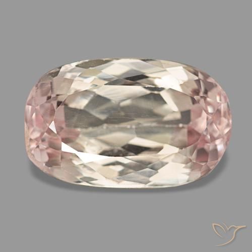 Kunzite naturale rosa da 10,83 ct, taglio ovale, VS