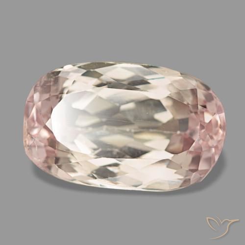 Kunzite naturale rosa da 10,83 ct, taglio ovale, VS