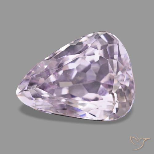 Kunzite naturale rosa da 3,75 ct, taglio a pera, VS