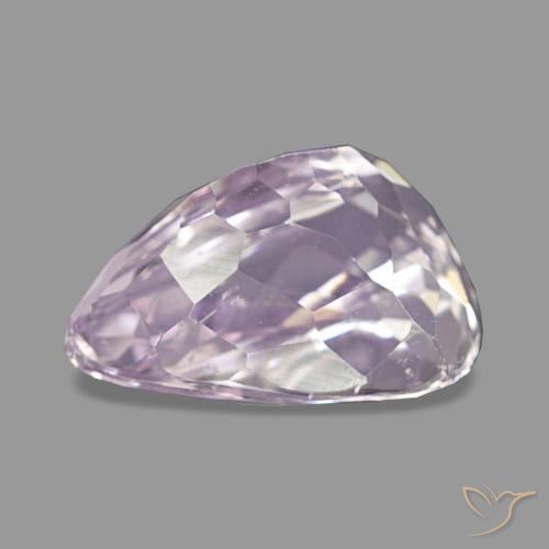 Kunzite naturale rosa da 3,75 ct, taglio a pera, VS