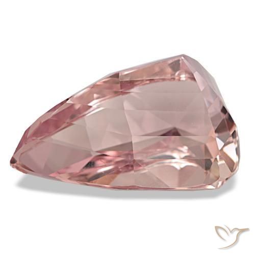 Kunzite naturale rosa da 166,37 ct, taglio a pera, VVS