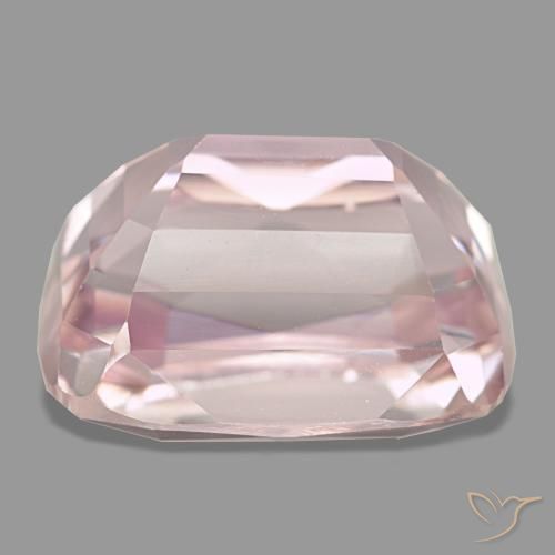 Kunzite naturale rosa da 10,60 ct, taglio a cuscino, VVS
