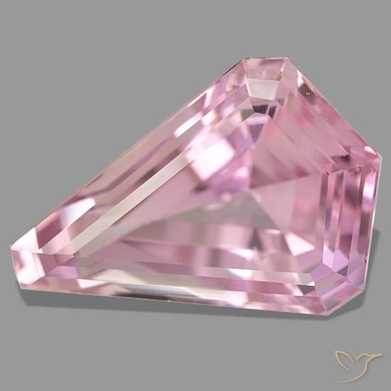 Kunzite naturale rosa da 31,04 ct, forma fantasia, VS