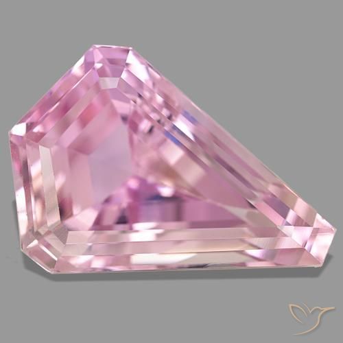 Kunzite naturale rosa da 31,04 ct, forma fantasia, VS