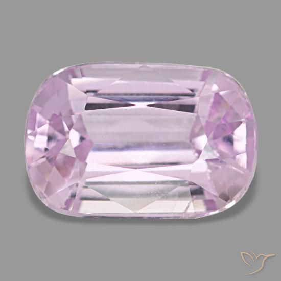 Kunzite naturale rosa da 2,59 ct, taglio a cuscino, VS