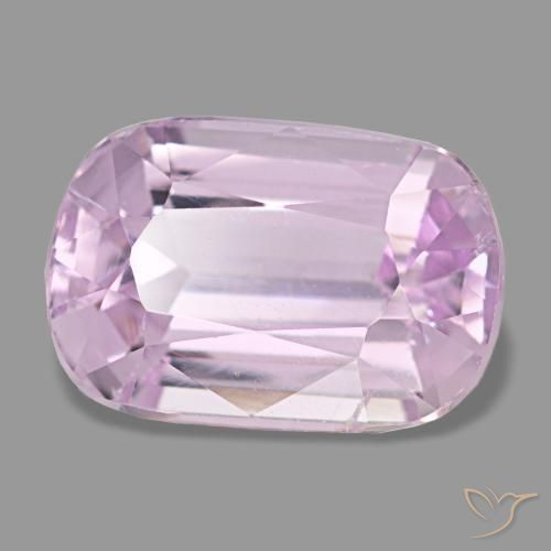 Kunzite naturale rosa da 2,59 ct, taglio a cuscino, VS