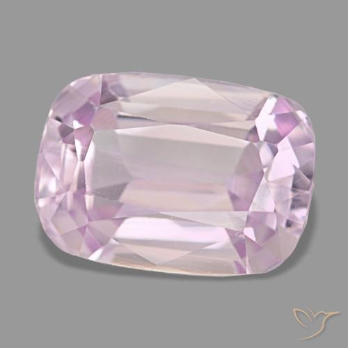 Kunzite naturale rosa da 4,58 ct, taglio a cuscino, VS