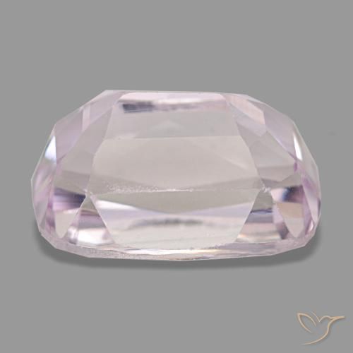 Kunzite naturale rosa da 4,58 ct, taglio a cuscino, VS