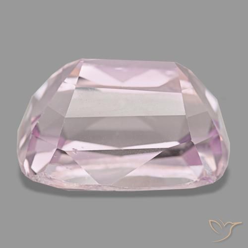 Kunzite naturale rosa da 22,07 ct, taglio a cuscino, VS
