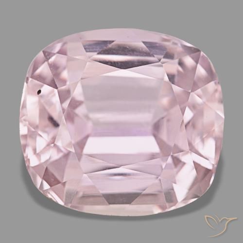 Kunzite naturale rosa da 27,90 ct, taglio a cuscino, VS