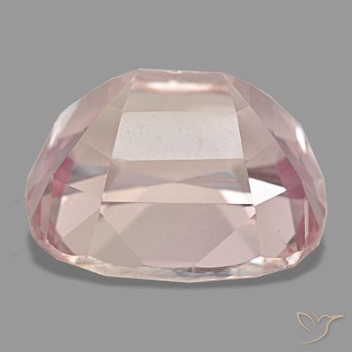 Kunzite naturale rosa da 27,90 ct, taglio a cuscino, VS
