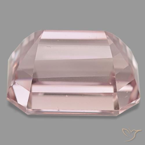 Kunzite naturale rosa da 48,54 ct, taglio smeraldo, VVS-VS