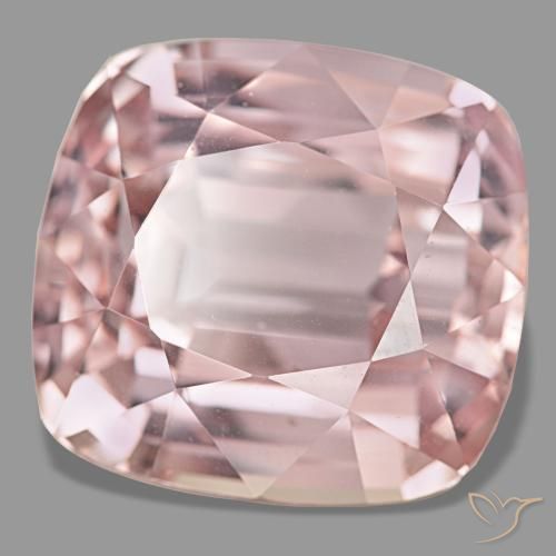 Kunzite naturale rosa da 60,24 ct, taglio a cuscino, VS