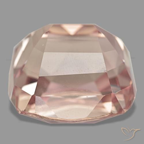 Kunzite naturale rosa da 60,24 ct, taglio a cuscino, VS