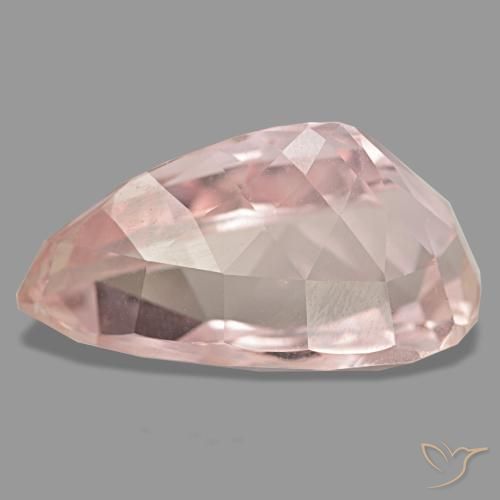 Kunzite naturale rosa da 24,20 ct, taglio a pera, VVS-VS
