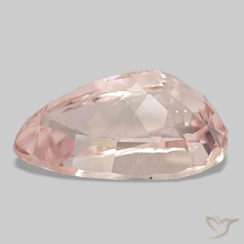 Kunzite naturale rosa da 23,91 ct, taglio a pera, VS