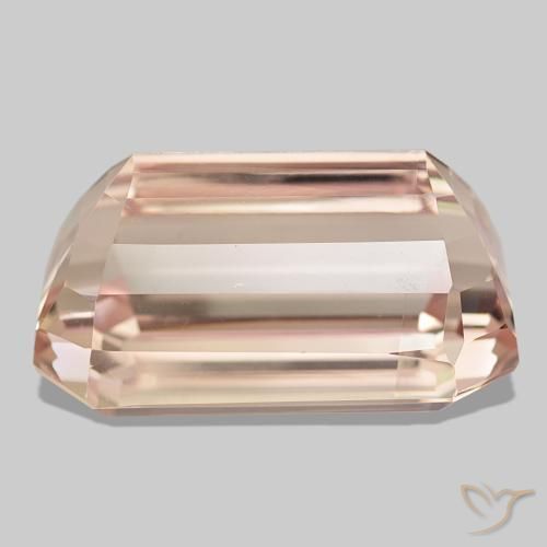 Kunzite naturale rosa da 63,93 ct, taglio smeraldo, VVS-VS