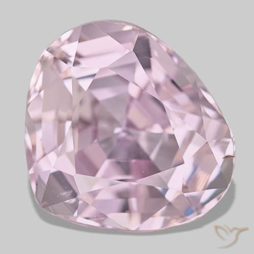 Kunzite naturale rosa da 22,48 ct, taglio a pera, VS