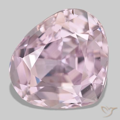 Kunzite naturale rosa da 22,48 ct, taglio a pera, VS
