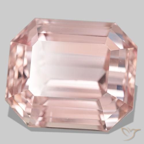 Kunzite naturale rosa da 58,55 ct, taglio smeraldo, VVS-VS