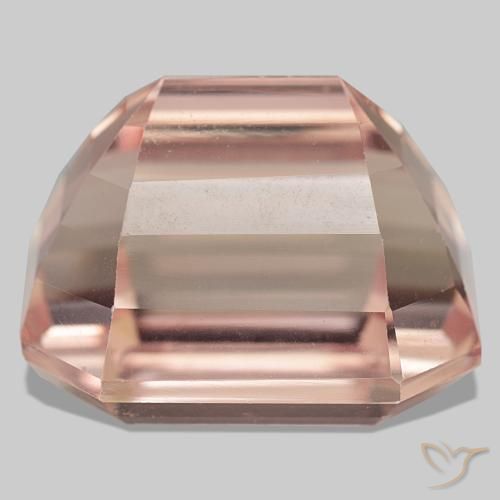 Kunzite naturale rosa da 58,55 ct, taglio smeraldo, VVS-VS