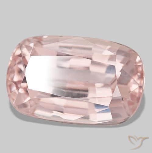 Kunzite naturale rosa da 16,22 ct, taglio a cuscino, VVS-VS