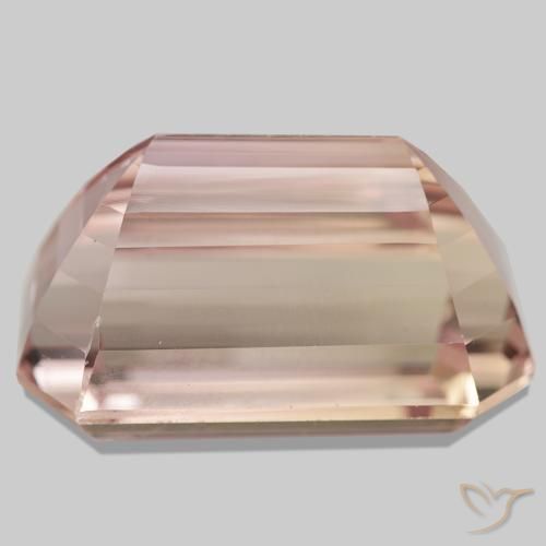 Kunzite naturale rosa da 111,45 ct, taglio smeraldo, VVS