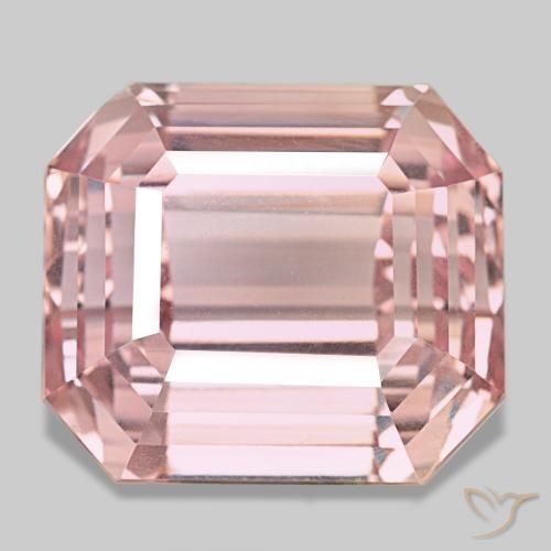 Kunzite naturale rosa da 145,50 ct, taglio smeraldo, VVS