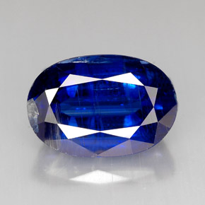 Cianite naturale blu da 9,45 ct, taglio ovale, VS-SI