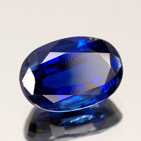 Cianite naturale blu da 3,53 ct, taglio ovale, SI