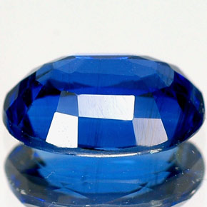 Cianite naturale blu da 1,90 ct, taglio ovale, VS-SI
