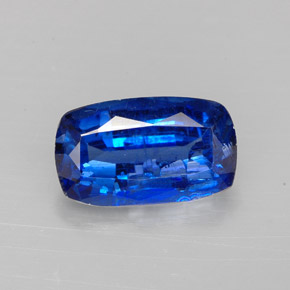 Cianite naturale blu da 3,55 ct, taglio a cuscino, SI