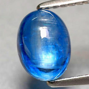 Cianite naturale blu da 1,92 ct, trasparente, trasparente/traslucido