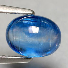 Cianite naturale blu da 1,92 ct, trasparente, trasparente/traslucido