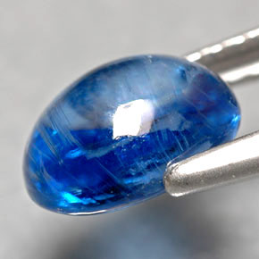Cianite naturale blu da 1,92 ct, trasparente, trasparente/traslucido