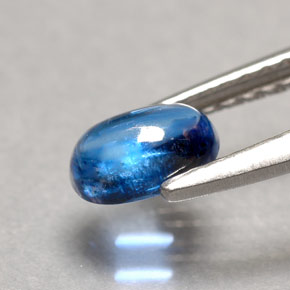 Cianite naturale blu da 0,67 ct, trasparente, trasparente/traslucido