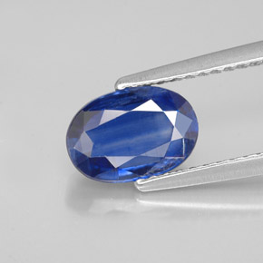 Cianite naturale blu da 2,38 ct, taglio ovale, SI