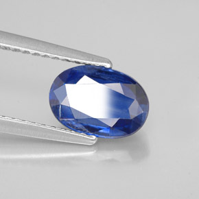 Cianite naturale blu da 2,38 ct, taglio ovale, SI
