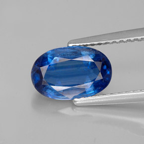 Cianite naturale blu da 1,96 ct, taglio ovale, SI