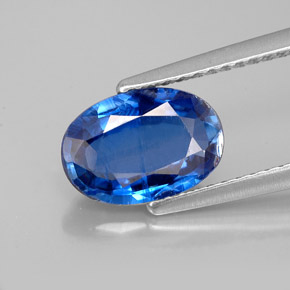 Cianite naturale blu da 1,98 ct, taglio ovale, VS-SI