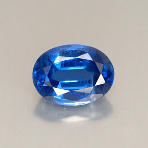 Cianite naturale blu da 1,64 ct, taglio ovale, VS
