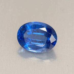 Cianite naturale blu da 1,64 ct, taglio ovale, VS