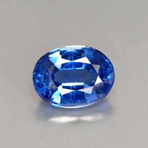 Cianite naturale blu da 1,72 ct, taglio ovale, VS