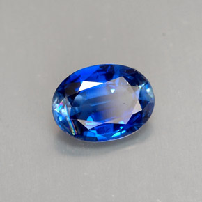 Cianite naturale blu da 1,32 ct, taglio ovale, VS