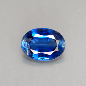 Cianite naturale blu da 1,32 ct, taglio ovale, VS